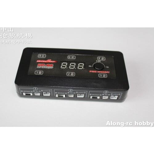 FREE SHIPPING Ultra Power UP-S6 9-15V 6x4.35W LED RC Balance Battery Charger 6x1 cell 1s lipo lihv battery charger