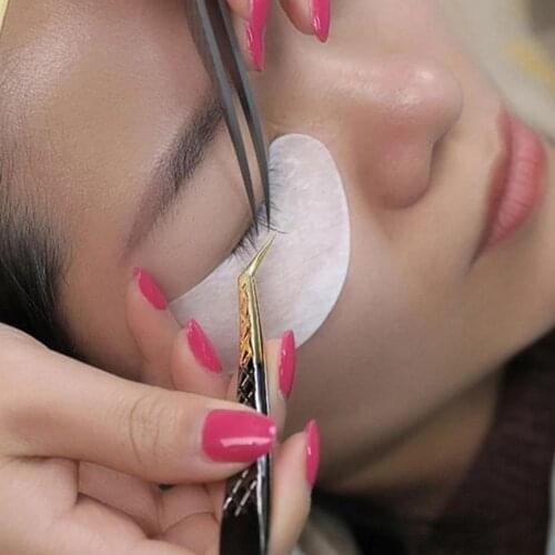 1pcs Precision Eyelash Tweezers Electronic Volume Tweezer Eyebrow Closure Eyelash Excellent Tweezer Extension Lash Fan M1H5