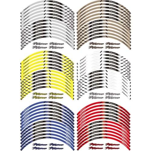 12 X Thick Edge Outer Rim Sticker Stripe Wheel Decals FIT SUZUKI Hayabusa GSXR1300 GSX1300R GSXR1300R