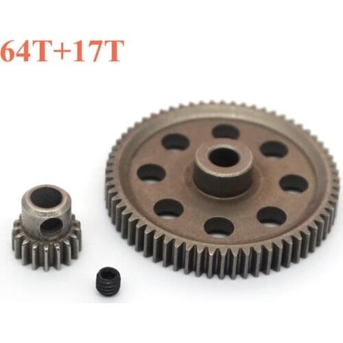 2PCS Motor gear 94111 94123 94170 Upgrade gear Reduction gear for 1/10 HSP RC Car