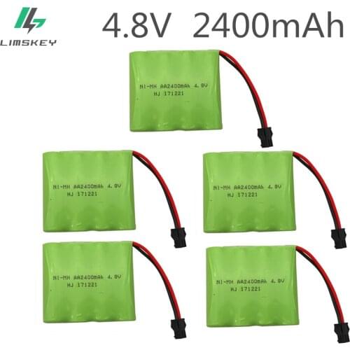 5PCS Ni-MH 4.8V 2400mAh Remote Control toy electric lighting lighting security facilities AA battery RC TOYS AA battery group
