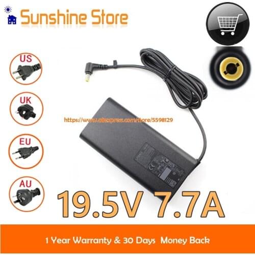 Genuine Liteon PA-1151-08 AC Adapter 19.5V 7.7A 150.0W SU10462-18006 AC DC Adaptor Computer Charger Laptop Power Supply