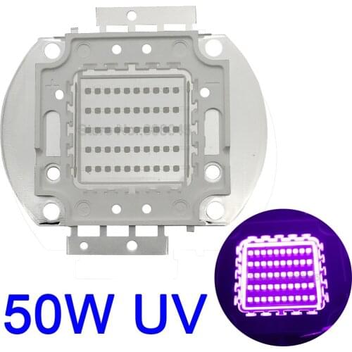 50W UV Purple LED Ultraviolet Bulbs Lamp Chips 365nm 380nm 395nm 420nm 50W High Power Light DC30-36V 1.5A Multichip LED