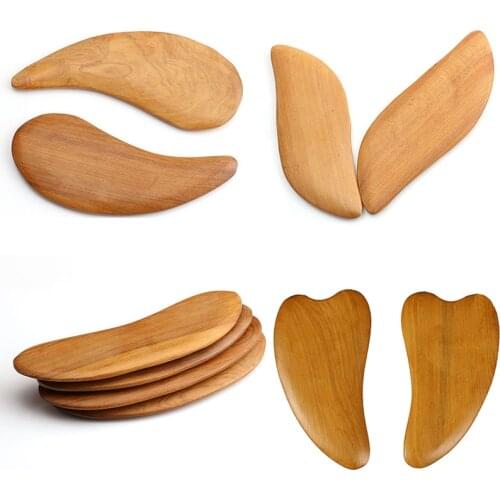 Wooden Gua Sha Tool Scraping Board Massage Tool Slimming Guasha Massage Board Gua Sha Scraper Body Massage Therapy Tool