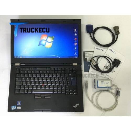 FOR MTU DIAGNOSTIC KIT (USB-to-CAN V2) MTU Diasys with MTU MDEC ECU4 test Cable+MUT ADEC ECU7 Diagnostic Cable+T420 LAPTOP