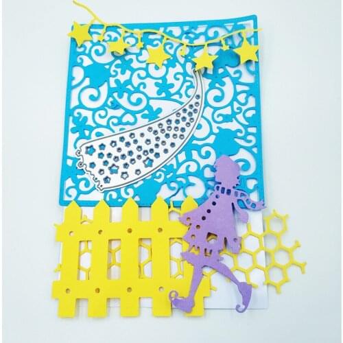 The Comets Tail metal Carbon Steel Cutting Dies Stencil for DIY Scrapbooking photo album Decorative Embossing Paper Cards