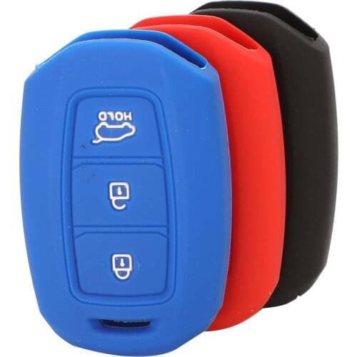 Kutery 10PCS Remote Silicone Car Key Cover Case For Hyundai Kona 2017 i30 ix35 Solaris Azera ELANTRA GRANDEUR IG Protector