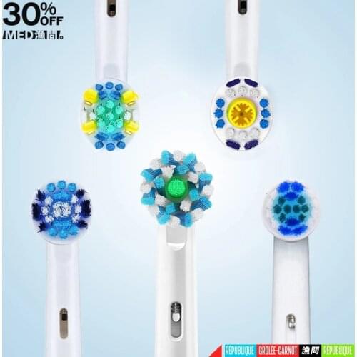 Oral B Electric Toothbrush Heads Replaceable Brush Heads For Oral B Electric Advance Pro Health Triumph 3D Excel Vitality 4pcs