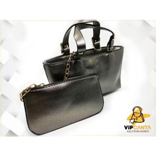 Wallet Gift Chain Shoulder Strap Ladies Handbag set New Fashion 2021 Shoulder Bag New Designs Hand Holding Made in Turkey