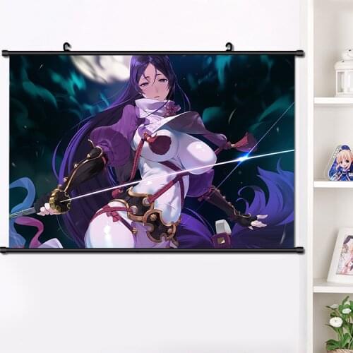 HOT Anime Fate/Grand Order Minamoto no Yorimitsu HD Wall Scroll Roll Print Painting Poster Decor Collectible Art Gifts 40*60 cm