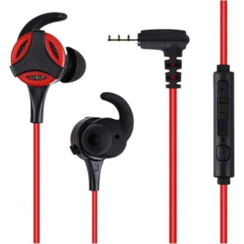 Portable In-ear ABS Volume Control Wired Gamer Earphone Gaming Headset for Computer HD Music for Game Movie Phone