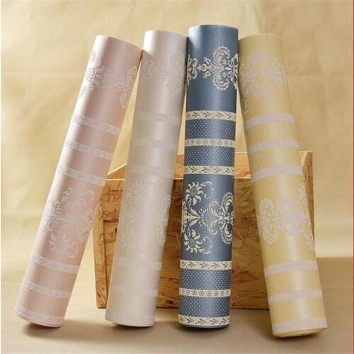 Beibehang Modern pink blue stripe 3d luxury living room non-woven wallpaper 3D striped Pattern European bedroom 3d wallpaper