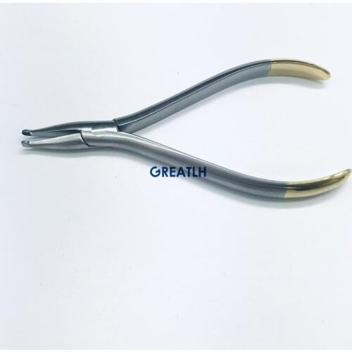 Dental Orthodontic Forceps Straight/Curved Head pliers Archwire Clamp Forceps Orthodontic Forceps