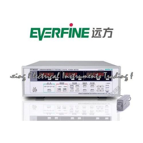 Fast arrival EVERFINE PF9830C three-phase power meter Electric parameter tester 600V,20A