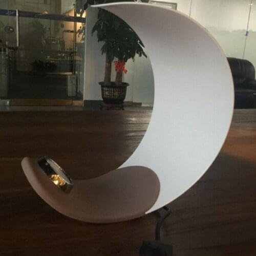 Creative Moon LED Metal Table lamp Reading Beside Table Light Dimmable Decorative Room Lamp Tischleuchte Lampe de table EU US UK