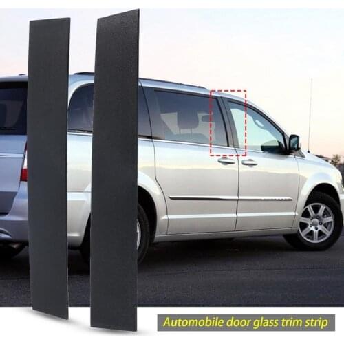 1 Pair B-pillar Cover Sturdy Direct Replacement ABS Front Left Right B Pillar Trim Molding 5020664AA 5020664AB for Grand Caravan