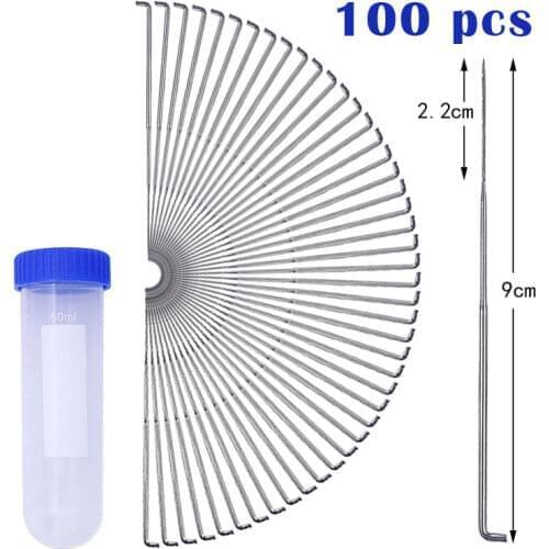 100pcs/set Mixed Size Needle Felting Wool Felt Bottle Set Craft Kit DIY Knitting Needles Sewing Tools Patchwork Accessories