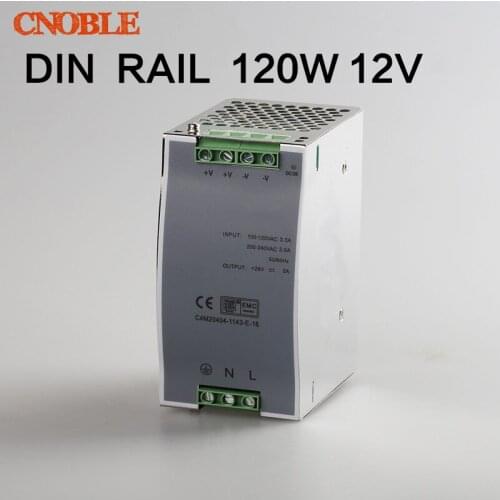 120W 12V Din Rail Single Output Switching power supply