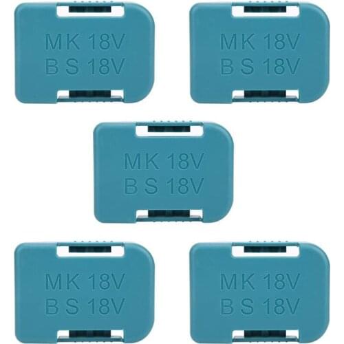 5Pcs Battery Storage battery case battery holder Rack Holder Case for Makita 18V Fixing Devices