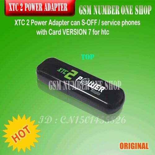 XTC 2 Power Adapter can S-OFF / service phones with Card VERSION 7 for htc