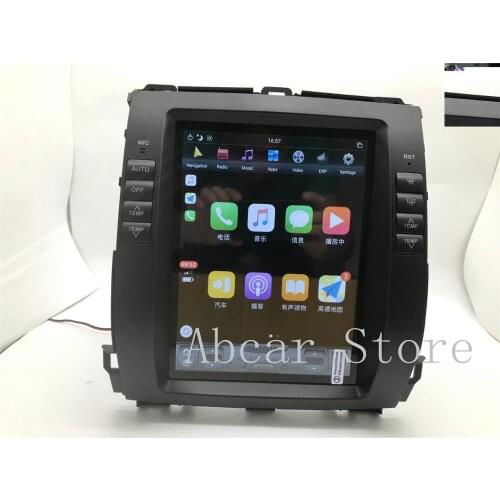 10.4'' Tesla style Android 9.0 Car dvd player GPS Navigation For Toyota Land Cruiser Prado Lexus GX470 2002-2009 stereo radio