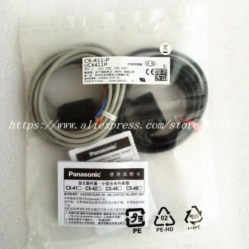 CX-411-P PNP Thru-beam type Photoelectric Switch Sensors Original New Genuine CX-411D-P + CX-411E