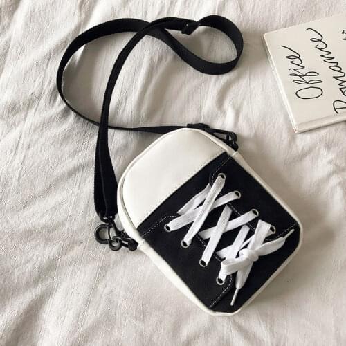 Ladies Phone Purse Canvas Shoulder Bag Women Small Crossbody Bag Casual Student Girls Messenger Bags