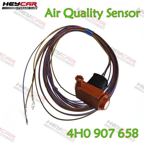 Automatic Internal Circulation Climate Air Quality Sensor & Wire 4H0 907 658 4H0907658 For VW Passat B8
