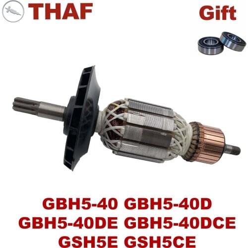 AC220-240V Armature Rotor Anchor Replacement for BOSCH Rotory Hammer GBH5-40 GBH5-40D GBH5-40DE GBH5-40DCE GSH5E GSH5CE