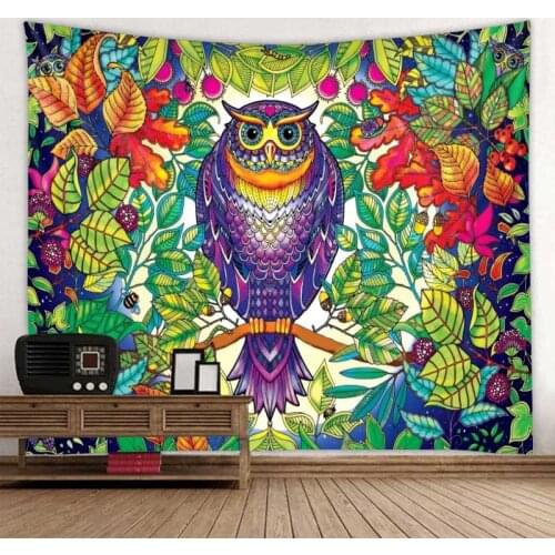 Tropical Plants Flowers Flamingo Tapestry Mandala Tapestry Yoga Hippie Bohemian Witchcraft Home Decor Beach Towel Yoga Mat