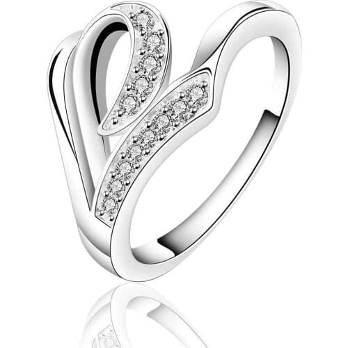 Hot sell wholesale 2015 New silver plated rings for women lighr art aliancas bone