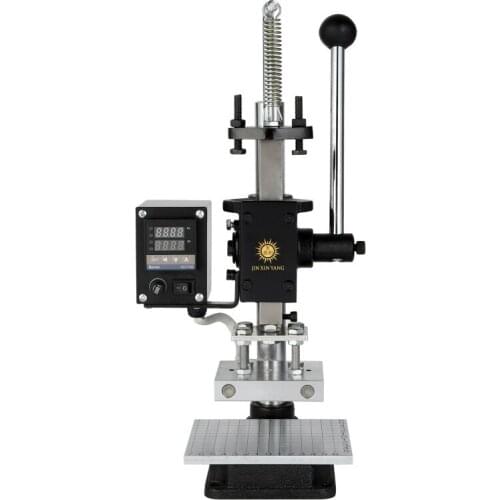 Multifunction Bronzing Machine Small Tools Digital Display Manual Hot stamping Machine Leather Label Trademark Creasing Machine