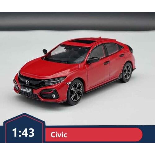 Civic car model 2020 1:43 original civic model new Civic simulation alloy car model