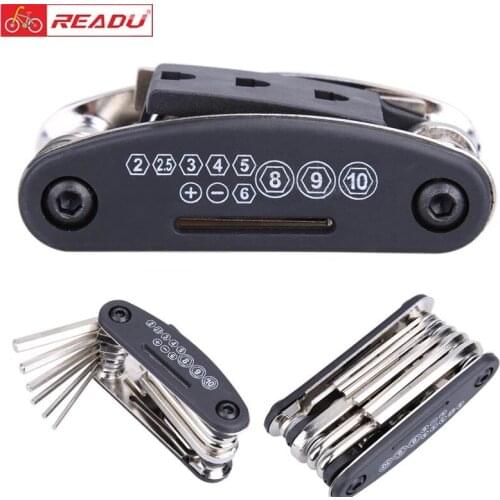 READU Multi Usage Bicycle Repair Bike Tools Kit Hex Wrench Nut Tire Repair Hex Allen Key Screwdriver Socket Extension Rod