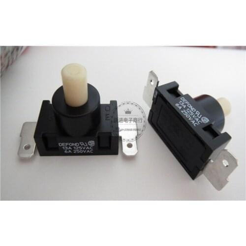 Original new 100% vacuum cleaner 6202YL66-20L special power button switch self-locking switch 13A125VAC 6A250VAC