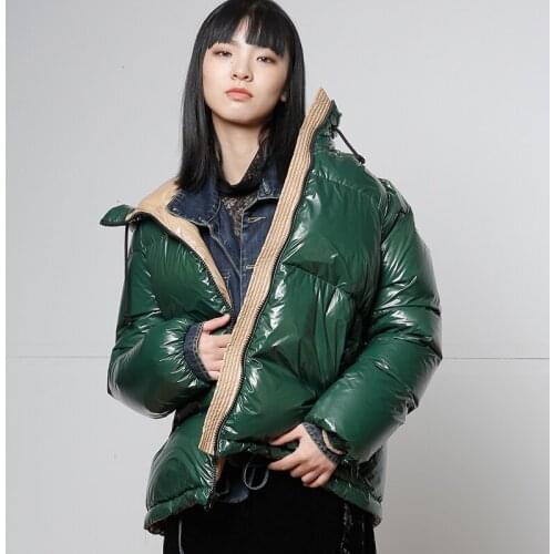 Coat, Women with a hood, 90% white duck down, Winter warm down jacket, korean short jacket 2020