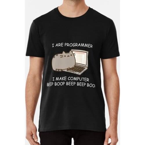 I are Programmer T shirt programmer beep boop cat anime computer i are programmer cool cats cute