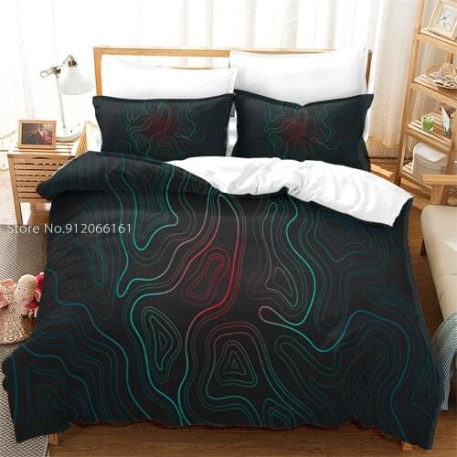 Luxury 3D Printed Fantasy Bedding Set King Size Duvet Cover Bed King Queen Comforter Bed Fashion Quilt Cover For Adults