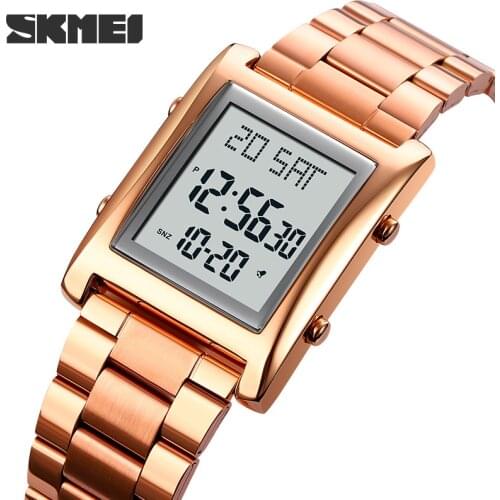 SKMEI LED Stopwatch Mens Watches Sport Digital Men Wristwatch Slim Dial Design Waterproof Male Watch Relogio Masculino