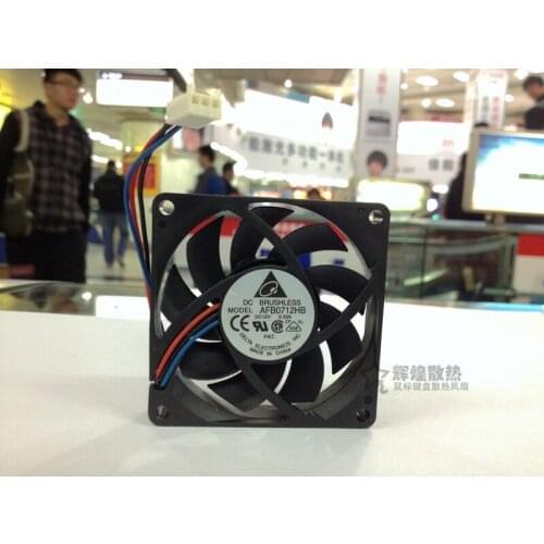 Brand new DELTA 7015 12V AFB0712HB 7CM cooling fan