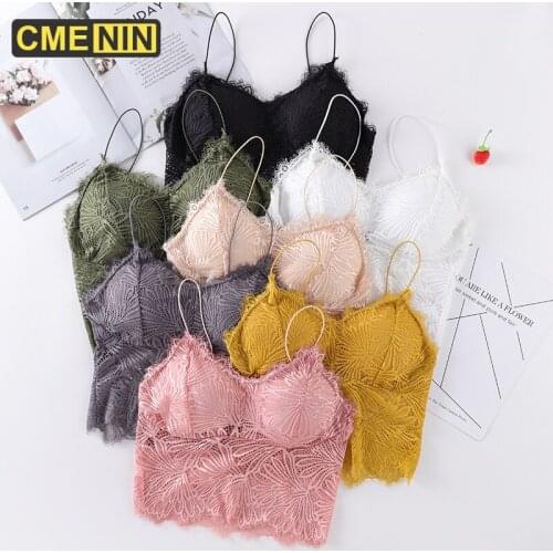 CMENIN Bras For Women Top Lace Sexy Bra Women Underwear Ladies Cotton Push Up Lingerie Cotton Strapless Bras B0178