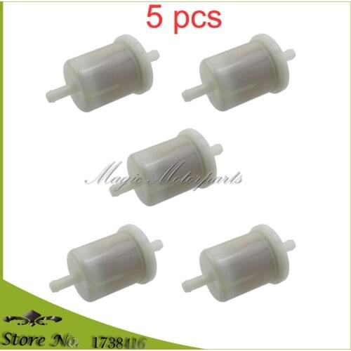 5 pcs Inline Diesel Gasoline Fuel Filter For OEM KUBOTA 12581-43012