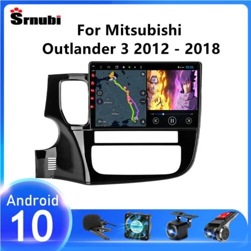 Android 10 2 din Car Radio For Mitsubishi Outlander 3 GF0W GG0W 2012 - 2018 Multimedia Video Player GPS Navigation DVD Head unit