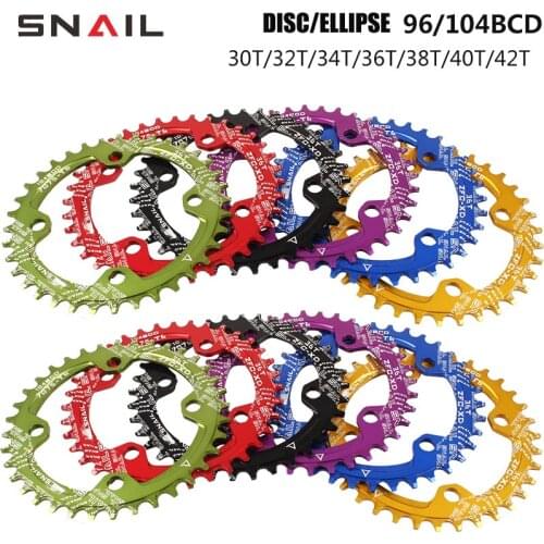Bafang Ebike Chain Wheel 32T 34T 36T 38T Black Blue Red For Bafang Mid Drive Motor Replacements Electric Bicycle Conversion Kits