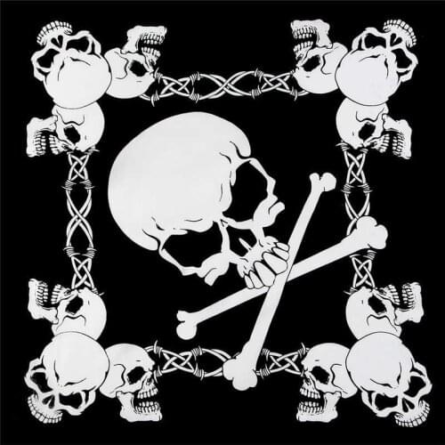 HUOBAO Skull Bandana Handkerchief Bicycle Motorcycle Headwear Mask Cycling Balaclava Head Scarf Outdoor Headscarf