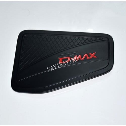 Free Shiping for 2020 DMAX D-MAX black colour oil tank cover for DMAX gas tank cover for D-MAX accessories