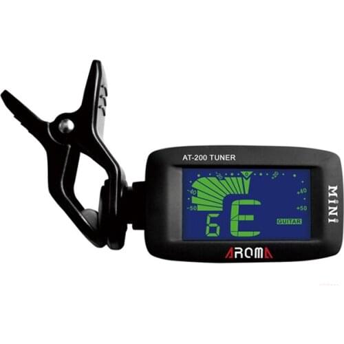 Aroma AT-200 Digital Guitar tuner tuning time Ukulele Guitarra Bass Violin Chromatic LCD display stringed instruments