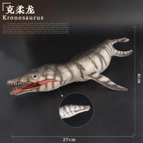 Prehistoric Jurassic Dinosaurs World Kronosaurus Big Size Animals Model Action Figures PVC High Quality Toy For Kids Gift