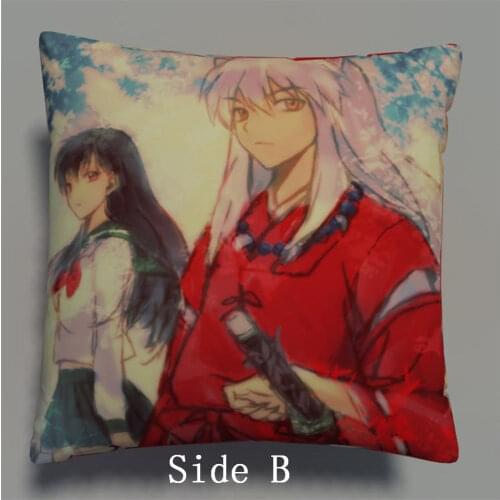 Inuyasha Inu Yasha Anime Two Side Pillowcases Hugging Pillow Cushion Case Cover Otaku Cosplay Gift New 335