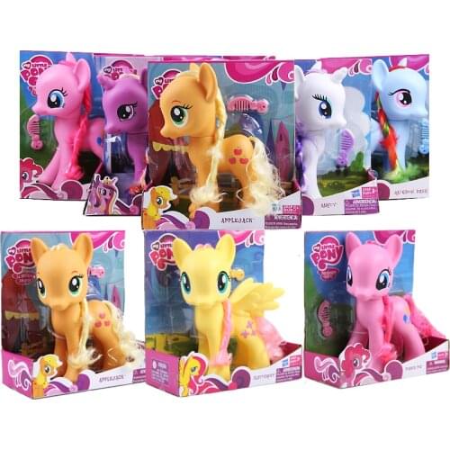 Hasbro My Little Pony Twilight Sparkle Celestia Princess Pinkie Pie Action Figures Collections Toys Christmas gifts for Girls